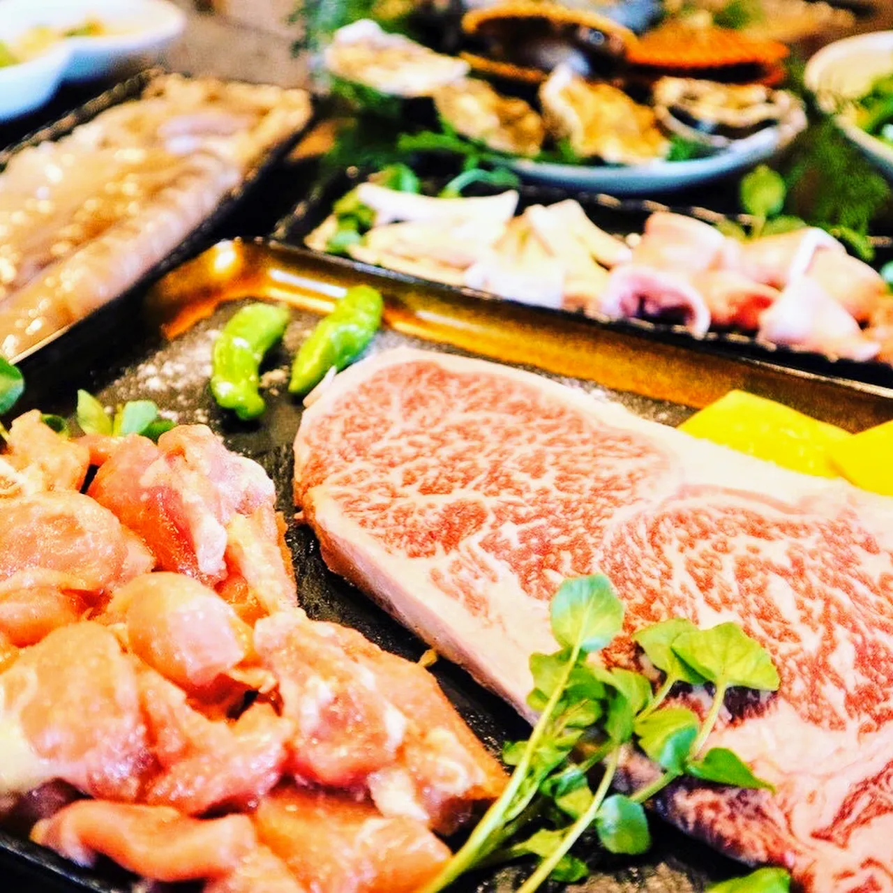 海鮮、コース料理